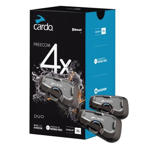 Cardo Freecom 4X Duo - kypäräpuhelinpari Cardo Freecom 4X Duo - kypäräpuhelinpari
